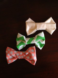 Other bow ties not shown on onsies.