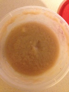 I know this puree looks wildly unappetizing lol, but I promise it's delish! 